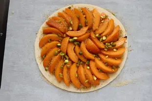Tarte croustillante abricot et pistache : Photo de l'étape 8
