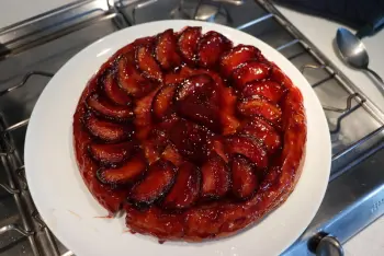 Tarte tatin boulangère aux nectarines de vigne : etape 25