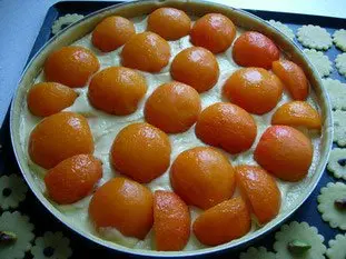Tarte aux abricots et amandes