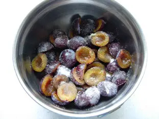 Tarte aux prunes : Photo de l'étape 3