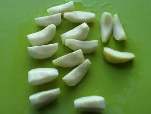 Tarte poires-pamplemousses-pistache