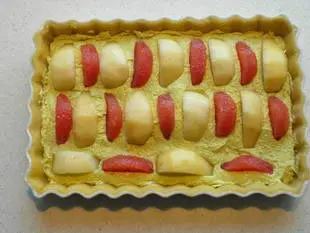 Tarte poires-pamplemousses-pistache : etape 25