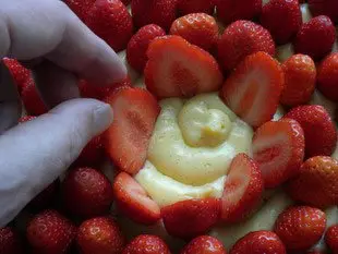 Tarte aux fraises : etape 25