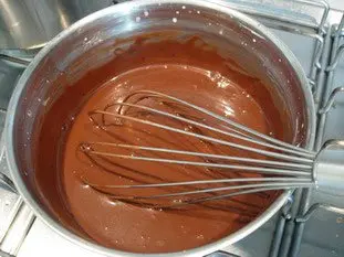 Tarte fondante au chocolat : Photo de l'étape 3
