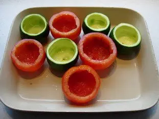 Tomates et courgettes farcies : Photo de l'étape 16
