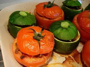 Tomates et courgettes farcies : Photo de l'étape 21