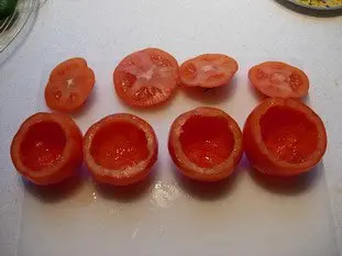 Tomates et courgettes farcies : Photo de l'étape 4