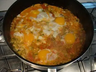 Petite ratatouille à l'oeuf cassé : Photo de l'étape 14