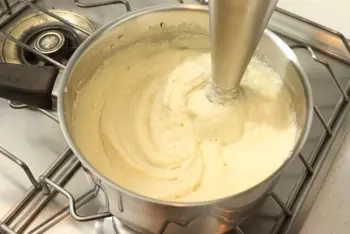 Purée de chou-fleur au saumon et épinards : Étape 5