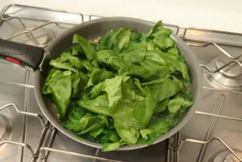 Purée de chou-fleur au saumon et épinards : Étape 10