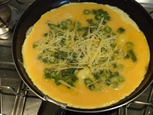 Omelette aux asperges vertes : Photo de l'étape 5