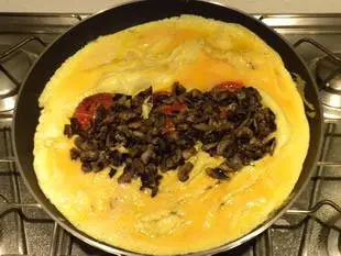 Omelette aux tomates : Photo de l'étape 11