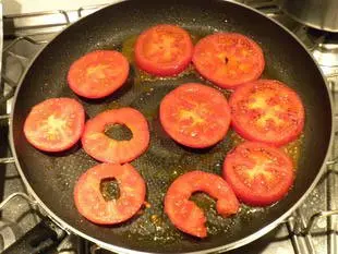 Omelette aux tomates : Photo de l'étape 6