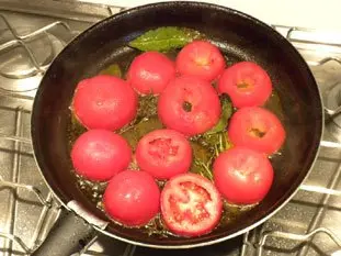 Oeufs aux tomates : Photo de l'étape 4
