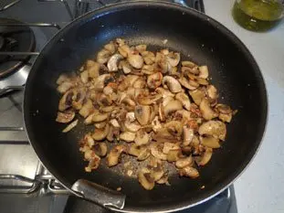 Brick pommes de terre et champignons : Photo de l'étape 4