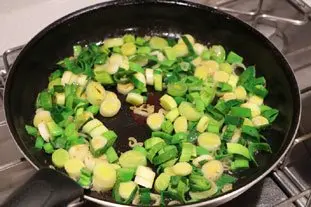 Oeufs rabattus aux poireaux : Photo de l'étape 5