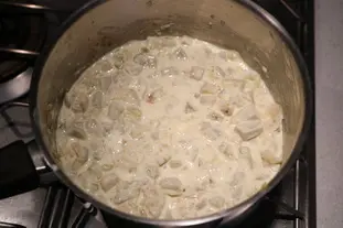 Crème d'artichauts Comtoise : etape 25