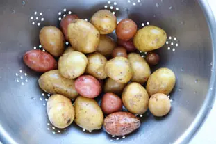 Mini-fondue de Mont d'or et pommes de terre : Photo de l'étape 1