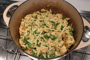 Gratin de chou fleur à la moutarde : Photo de l'étape 11