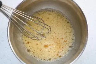 Omelette épinard et poulet en gratin : Photo de l'étape 6