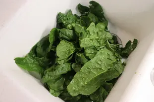 Gratin d'épinards et poulet épicé : Photo de l'étape 5