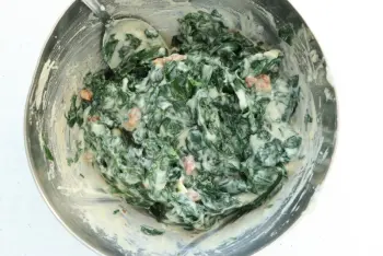 Parmentier d'épinards