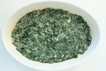 Parmentier d'épinards