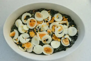 Parmentier d'épinards