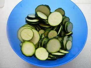 Gratin de courgette : Photo de l'étape 2