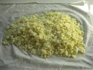 Emincé de chou-fleur aux 3 fromages