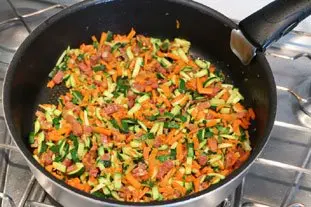 Clafoutis de légumes : Photo de l'étape 7