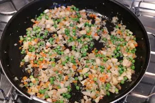 Mont d'Or chaud aux petits légumes : Photo de l'étape 4