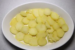 Gratin crémeux d'épinards et pommes de terre  : Photo de l'étape 2