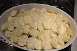 Gratin crémeux d'épinards et pommes de terre  : Photo de l'étape 7