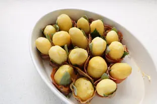Pommes de terre lard et herbes : etape 25