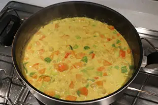Curry de légumes indiens : etape 25