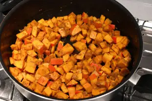 Curry de légumes indiens : etape 25
