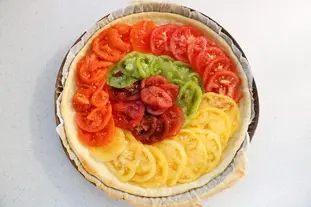Tarte fromagère aux tomates : Photo de l'étape 6