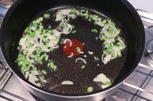 Fèves primeurs, petits pois et riz crémeux : Photo de l'étape 8