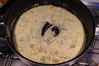 Haricots verts et pommes de terre à la crème de Morbier : Photo de l'étape 26