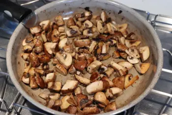 Polenta aux artichauts et champignons : etape 25