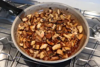 Polenta aux artichauts et champignons