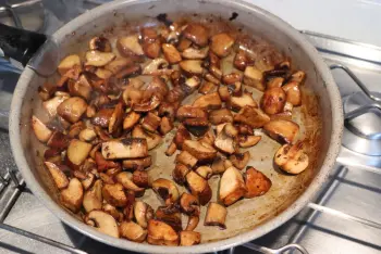 Polenta aux artichauts et champignons : Photo de l'étape 26