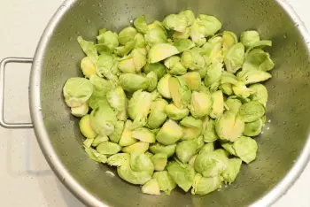 Choux de Bruxelles à la crème de thym