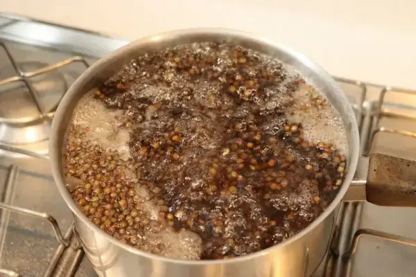 Lentilles à l'oseille et feta