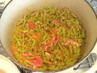 Haricots verts à la tomate : Photo de l'étape 9