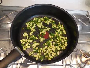 Sauté de légumes verts : Photo de l'étape 2
