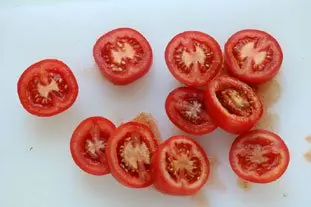 Oeufs tomates-courgettes : Photo de l'étape 4
