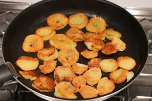Galette croustillante poireaux-pommes de terre : Photo de l'étape 4