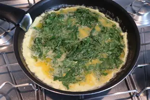 Omelette à l'oseille : Photo de l'étape 8